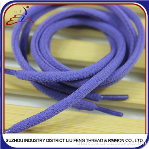 6mm Custom Colored Polyester Oval Shoe Laces